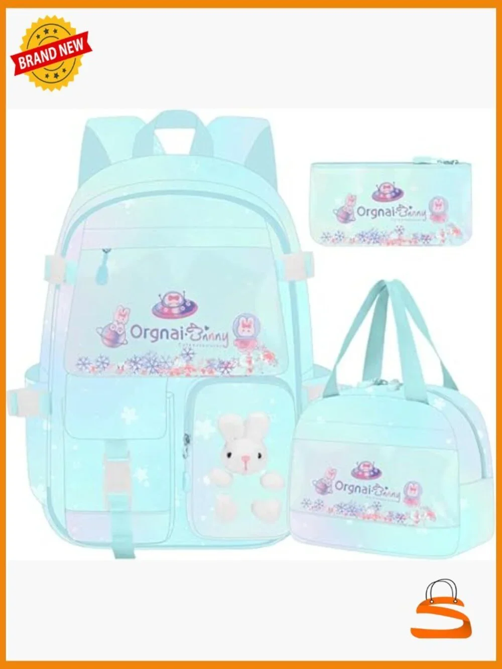 Cute Bunny Backpack - Waterproof Travel Daypack